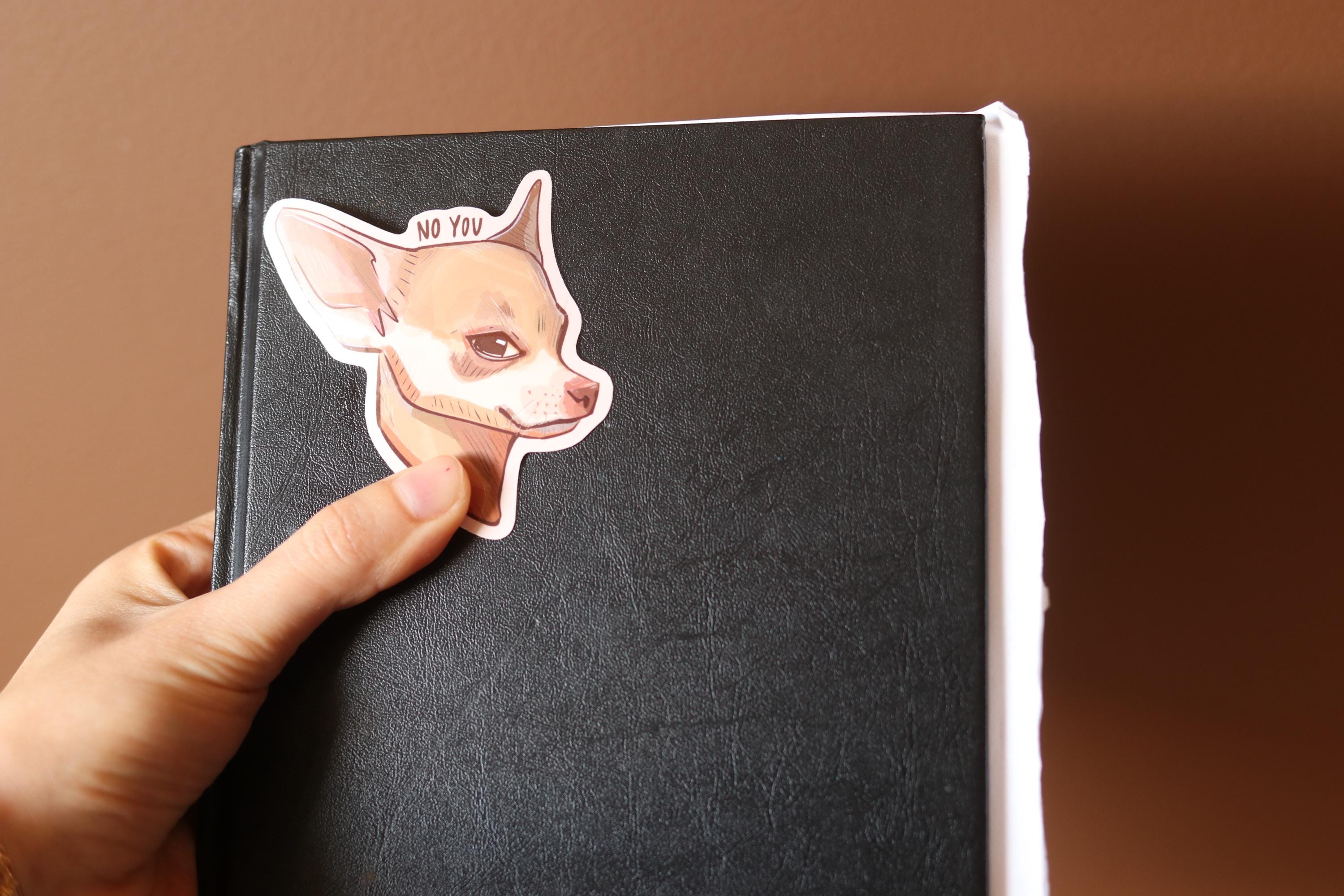 Sassy Chihuahua Vinyl Sticker: Dog Laptop Decal