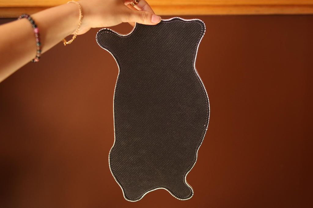 Chonky Orange Cat Mousepad 26x15cm | Seamed edge | Non-slip rubber base | Cat lovers
