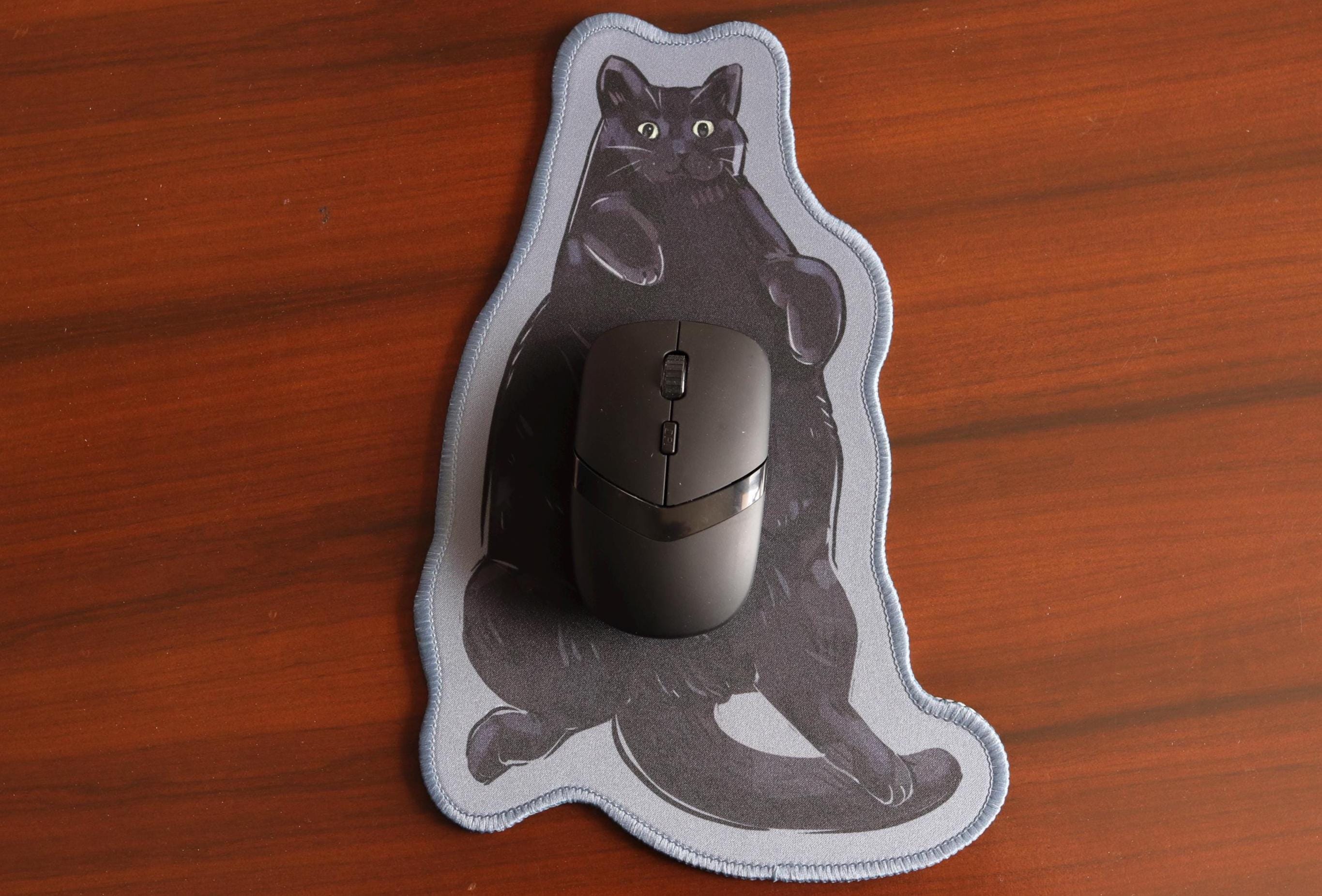 Tabby Cat Mousepad 27x21cm | Seamed edge | Non-slip rubber base | Cat lovers