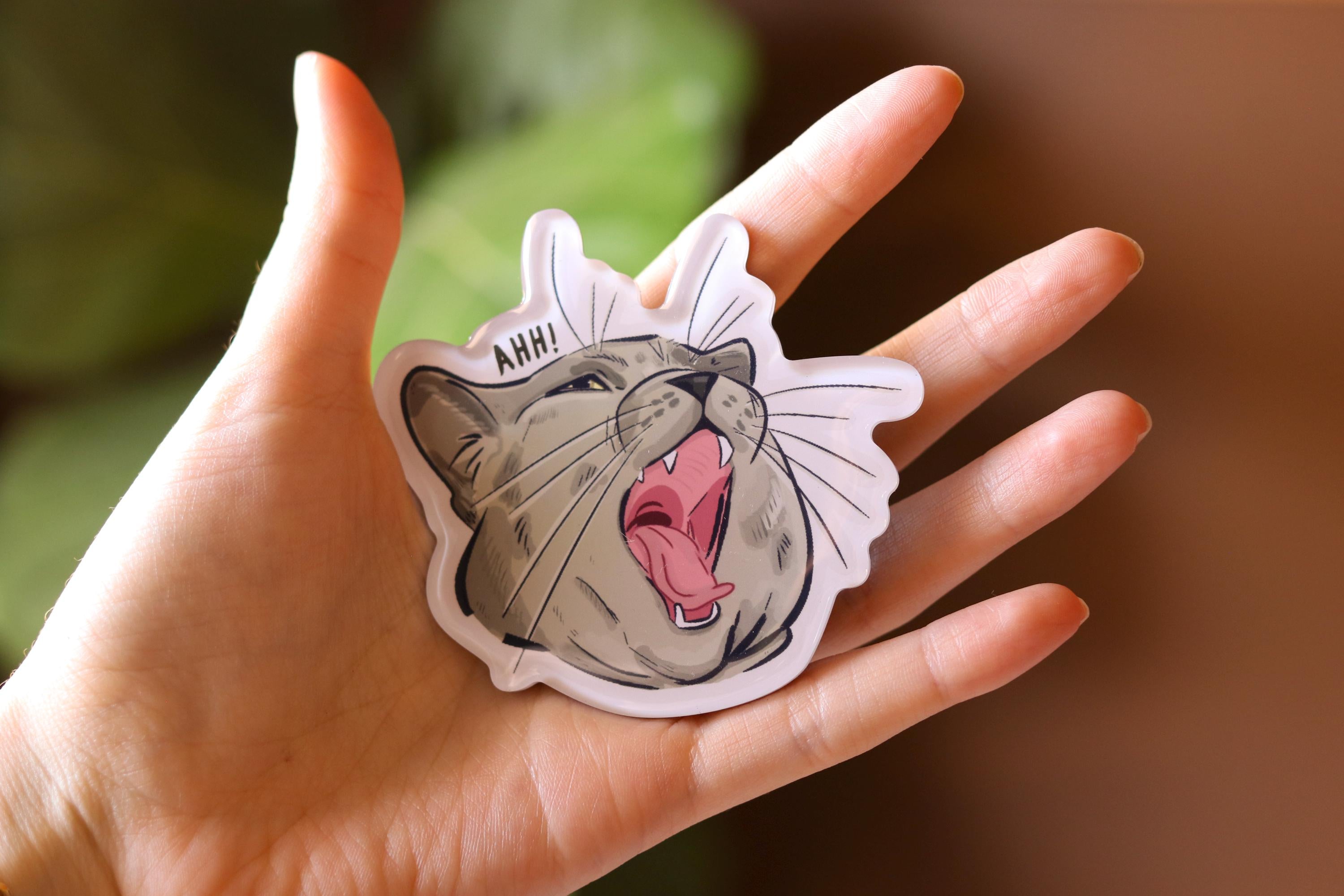 Ahh! Cat Magnet | Epoxy magnet