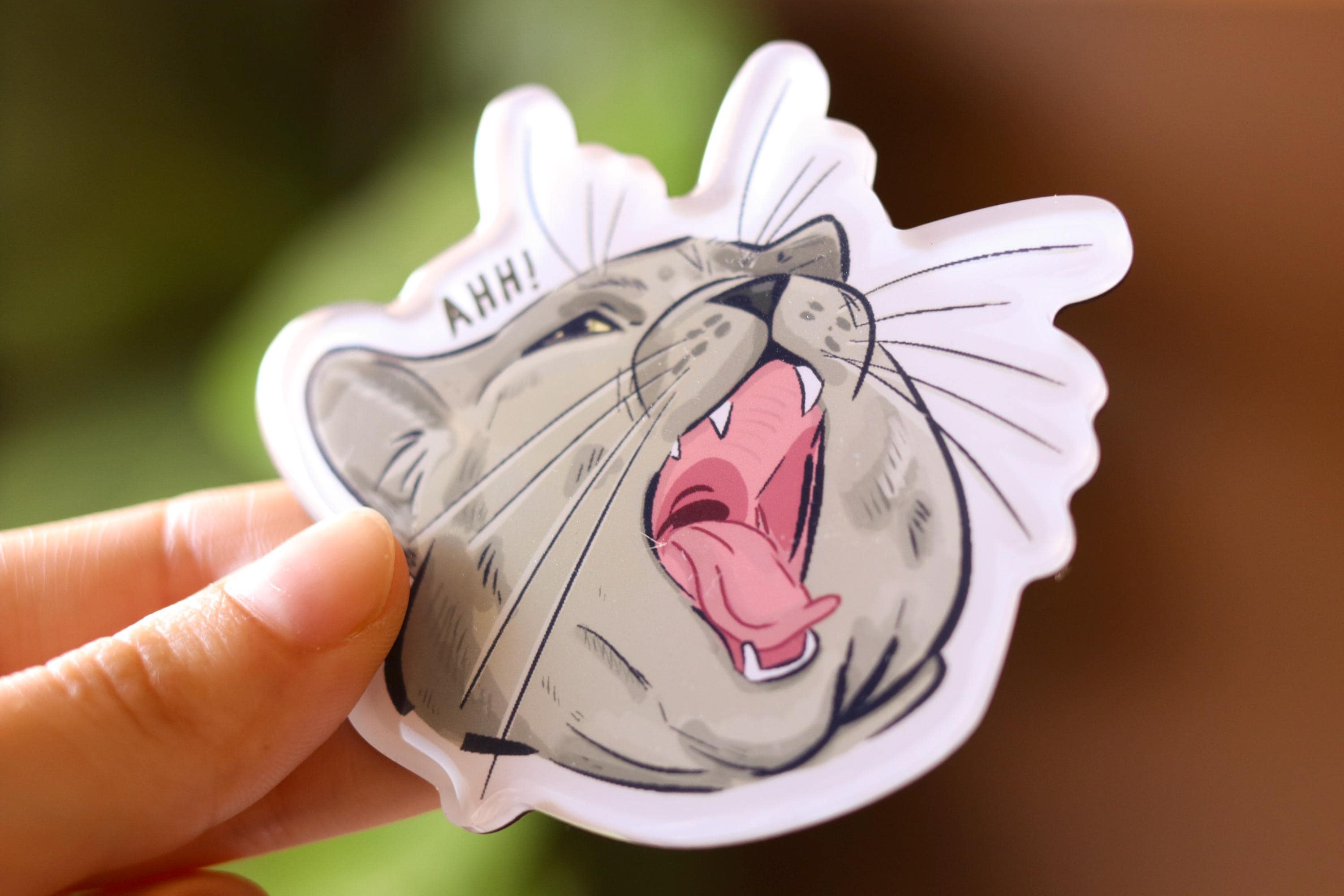 Ahh! Cat Magnet | Epoxy magnet