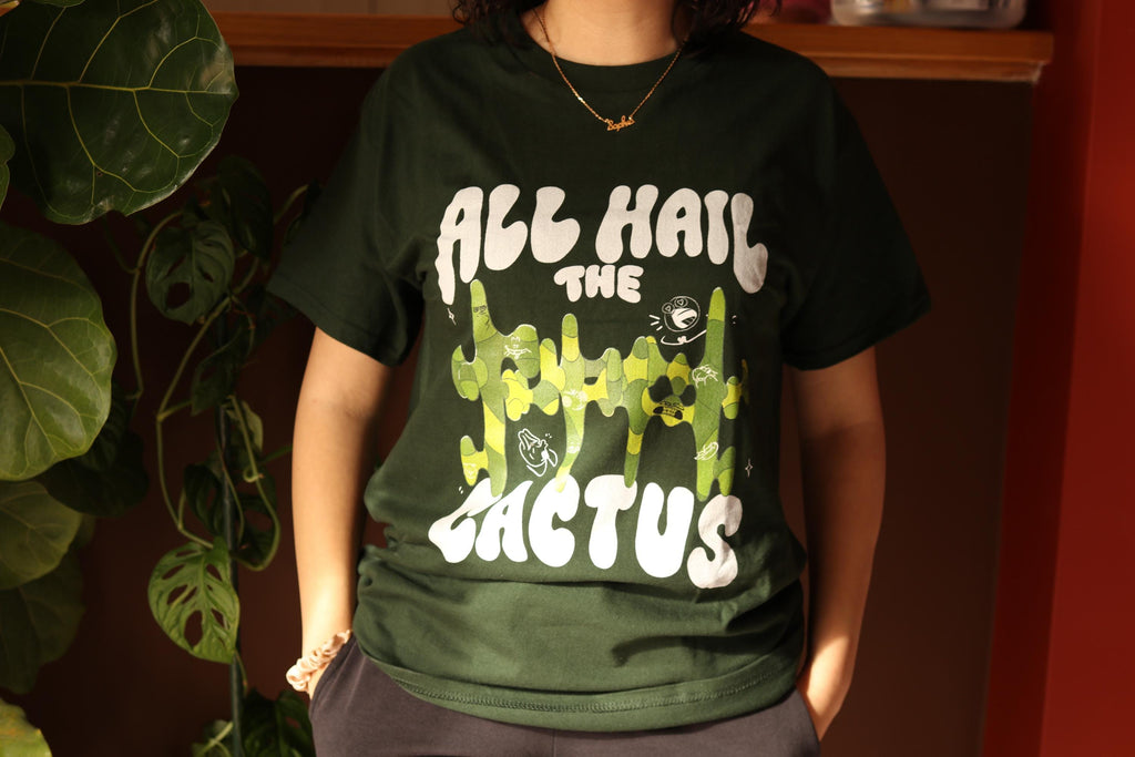 All Hail the Cactus! - Perth loyal cactus worshipper T-shirt