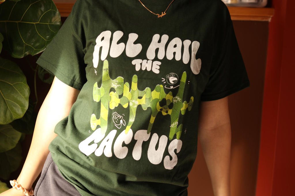 All Hail the Cactus! - Perth loyal cactus worshipper T-shirt