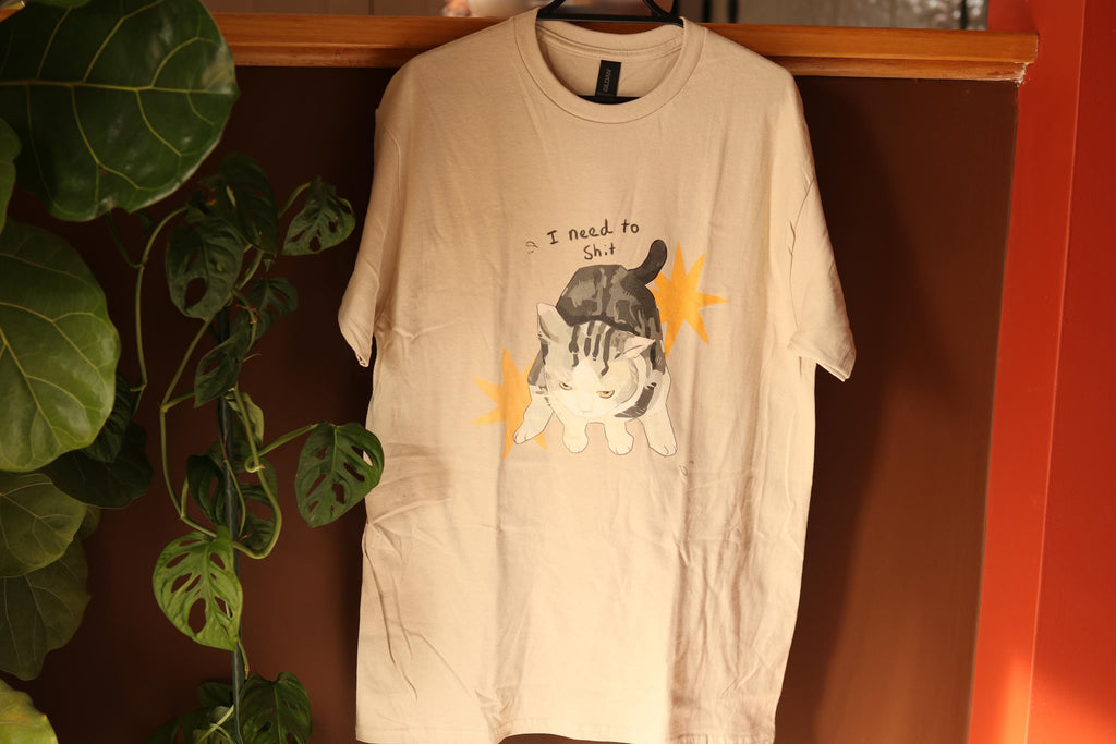 I Need to Shit - Cat T-shirts