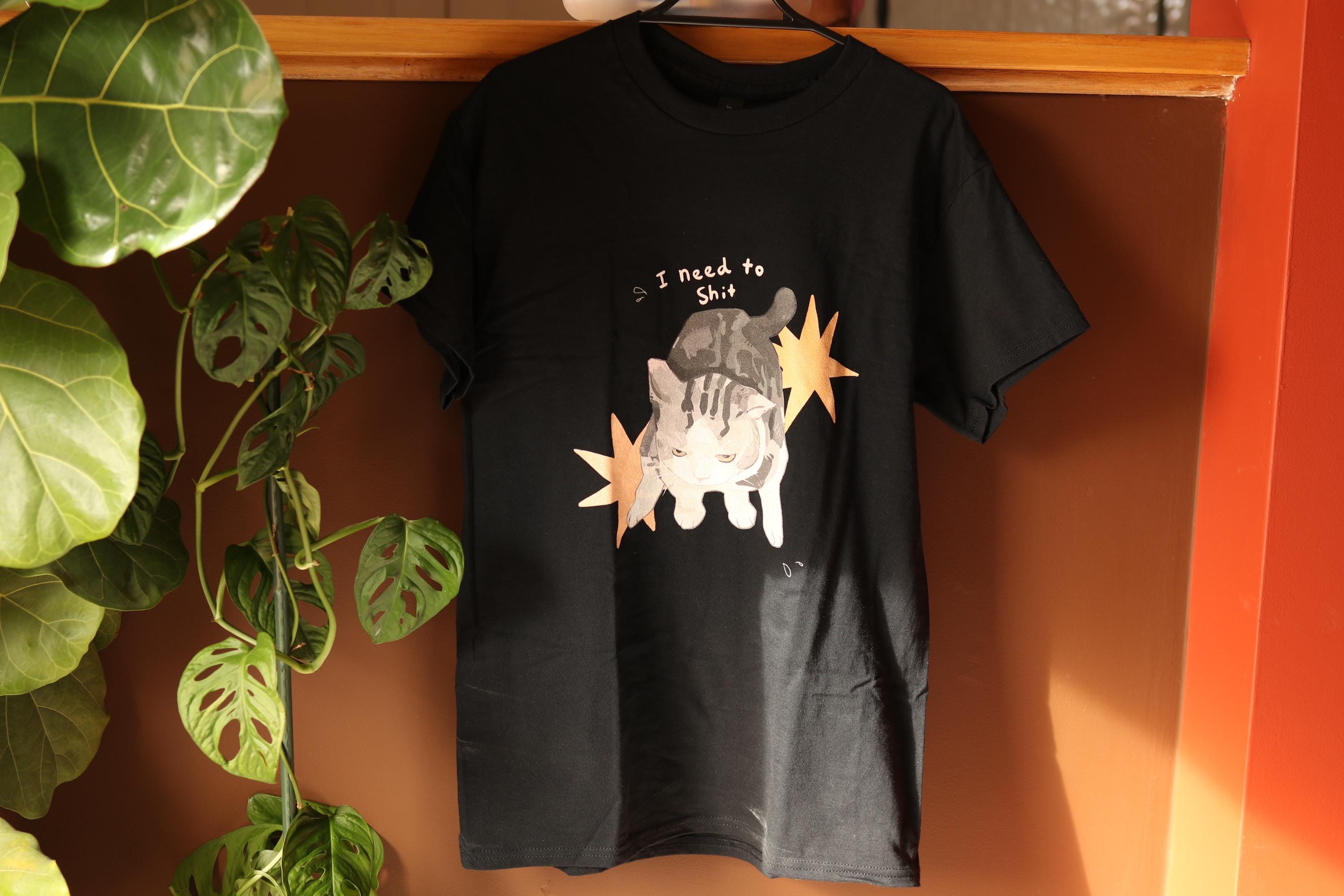 I Need to Shit - Cat T-shirts